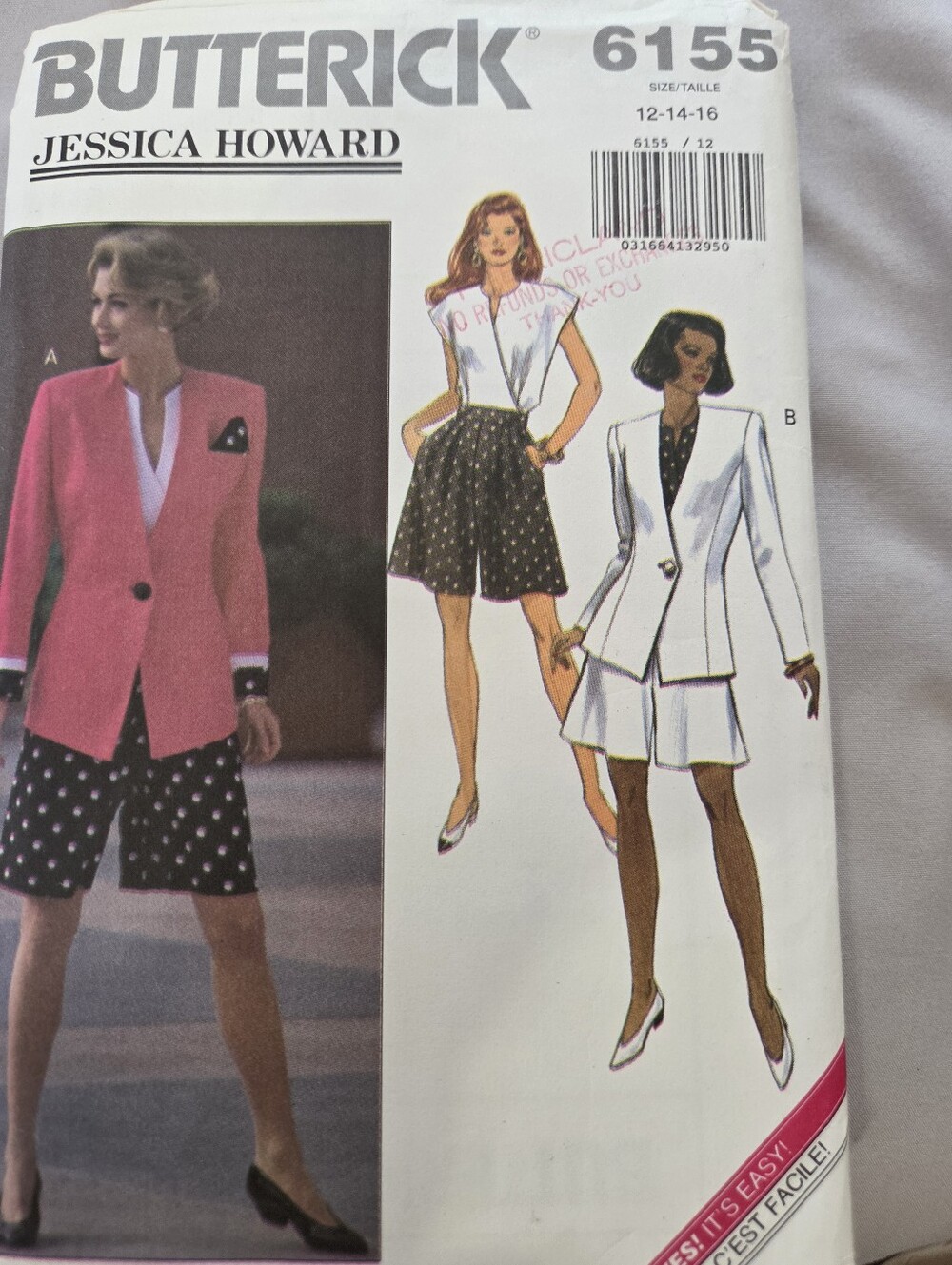 Butterick 6155 Jessica Howard Sewing Pattern